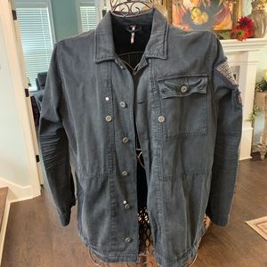 Free People Jacket. Army style.